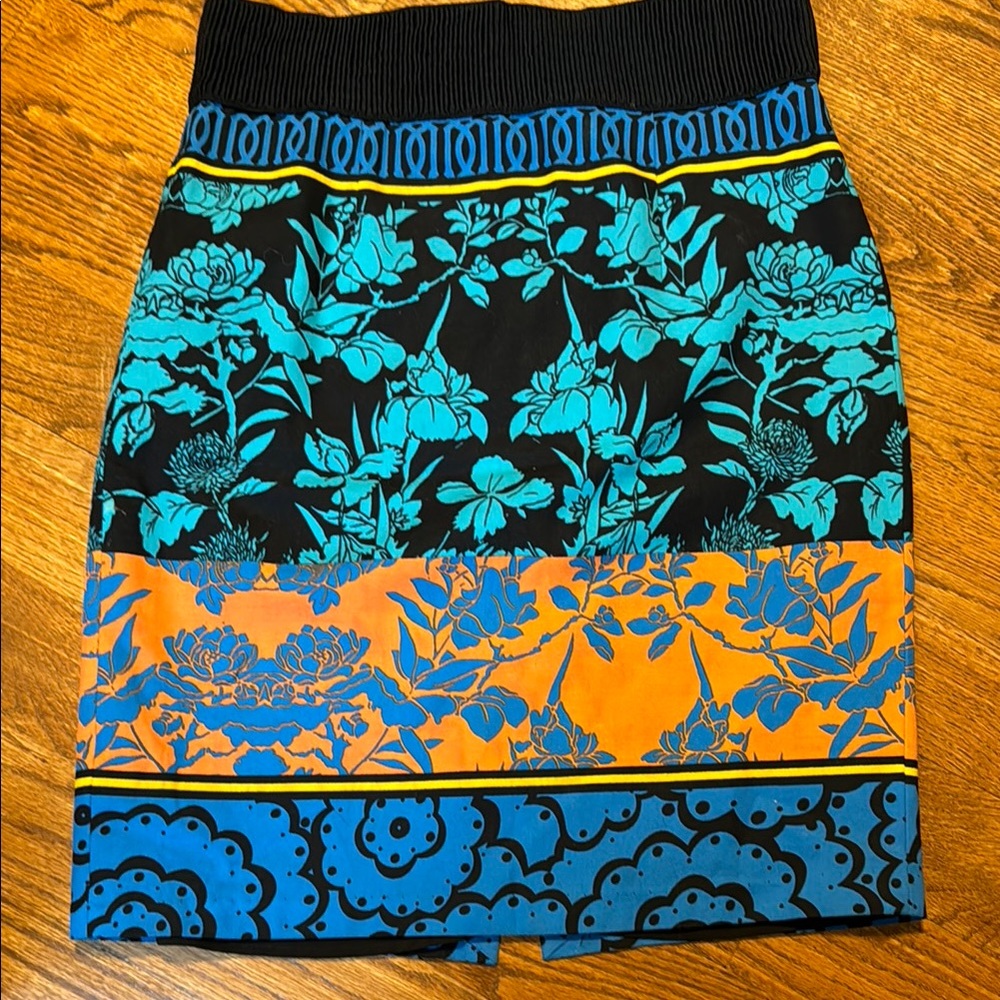 Anthropologie plenty by Tracy Reese patterned pencil skirt